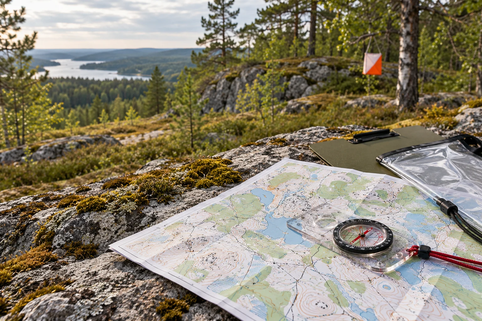 Orienteering equipment collection